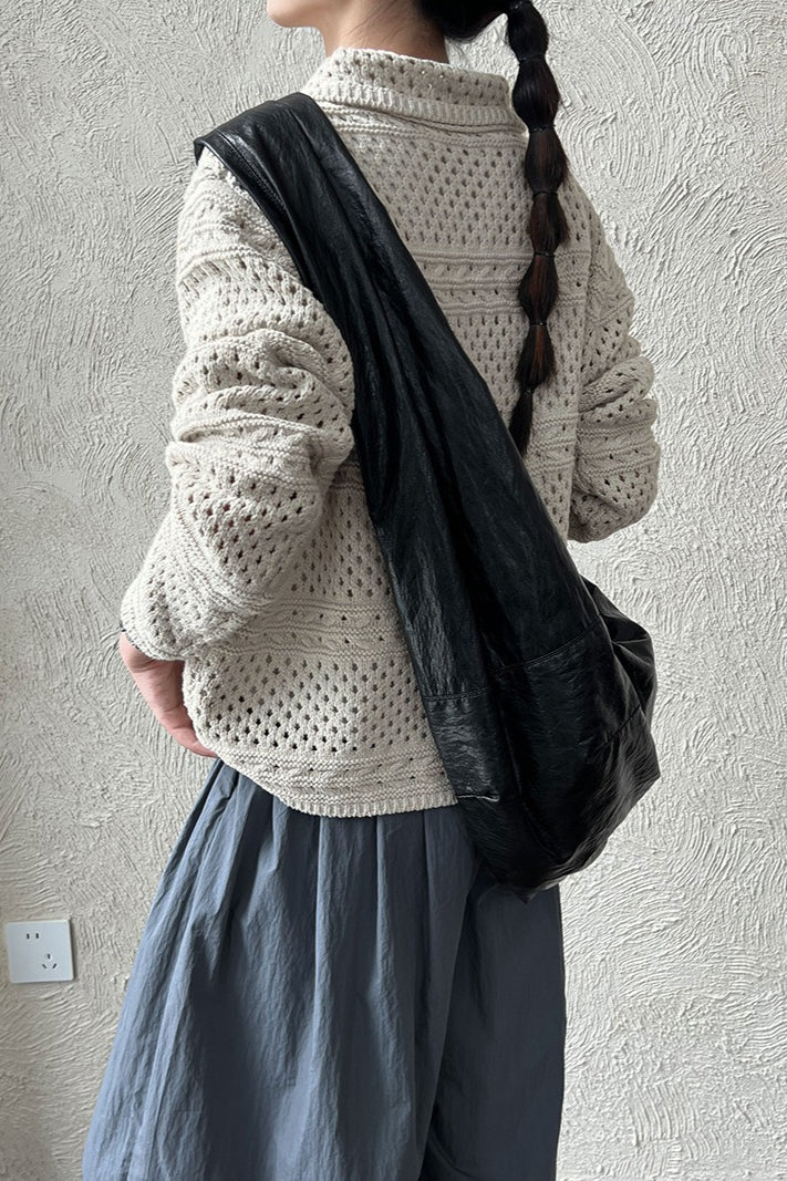 Openwork Knit Cardigan - Image 6