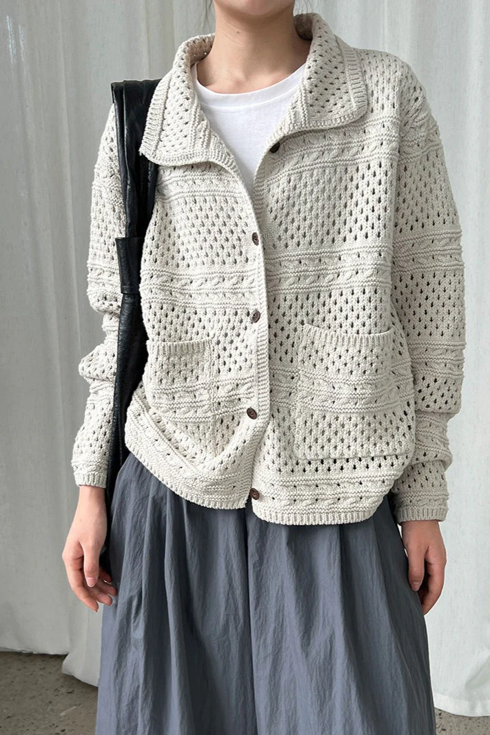 Openwork Knit Cardigan - Image 7