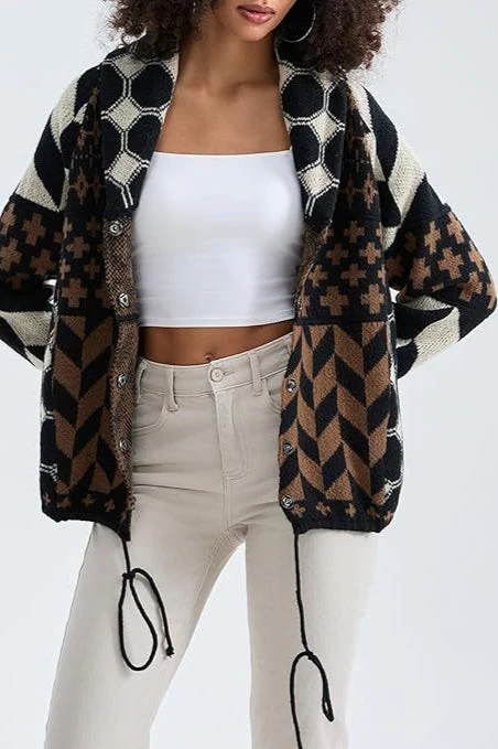 Oversized Soft Yarn Cardigan - Image 10