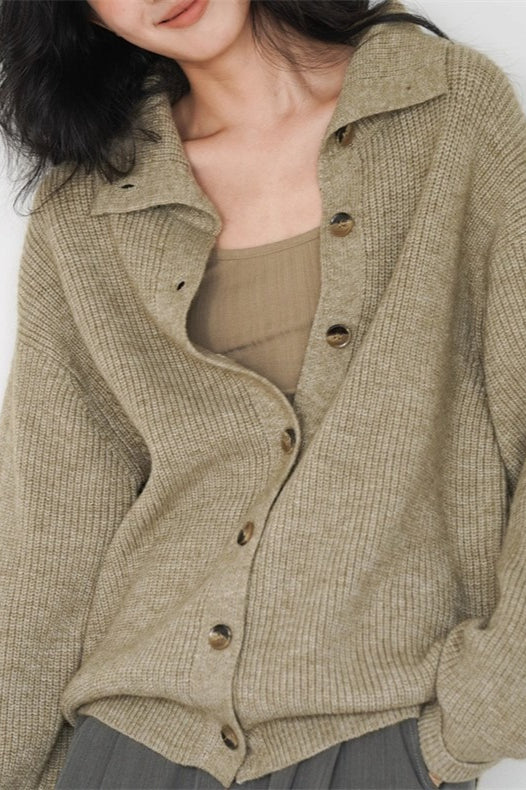 Oversized Turtleneck Cardigan - Image 2