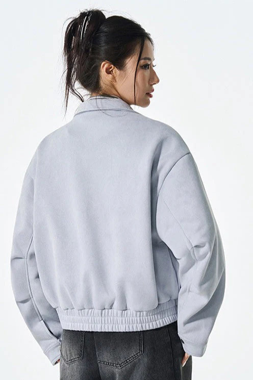 PU Leather Moto Style Longline Jacket - Image 4