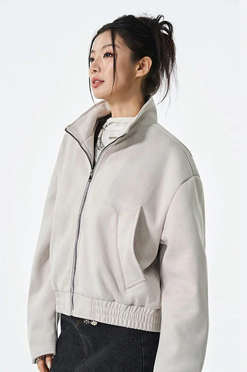 PU Leather Moto Style Longline Jacket - Image 5