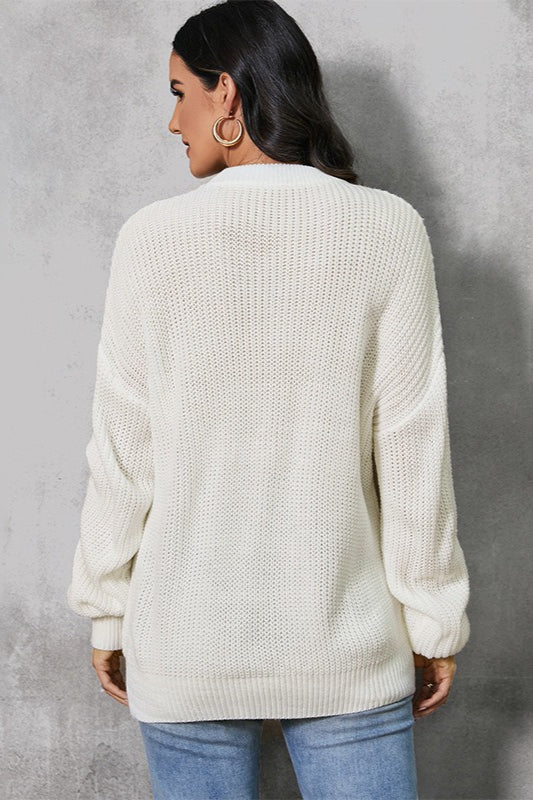 Pumpkin Graphic Knit Sweater - Image 7
