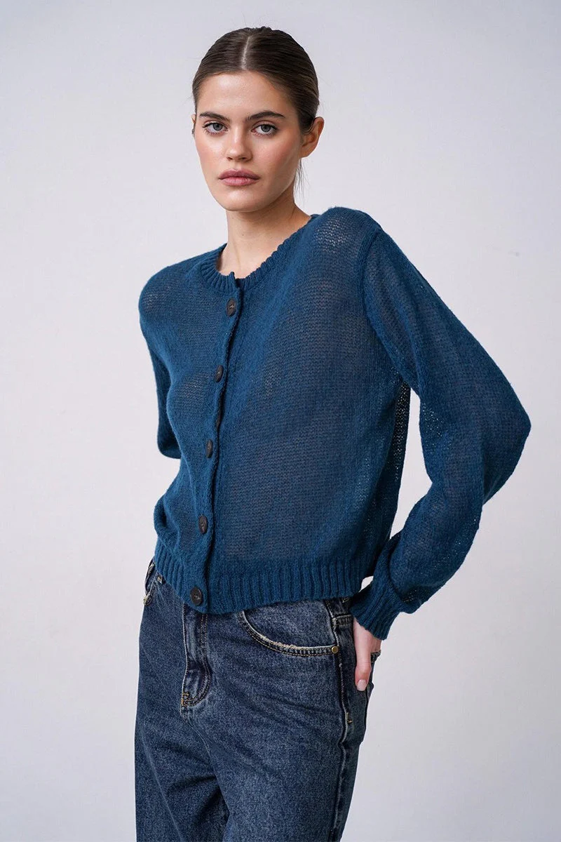 Relaxed Fit Knit Cardigan - Image 21