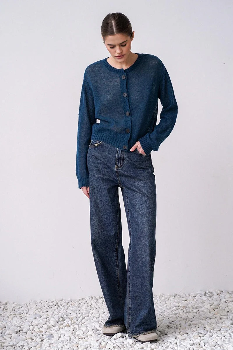 Relaxed Fit Knit Cardigan - Image 23