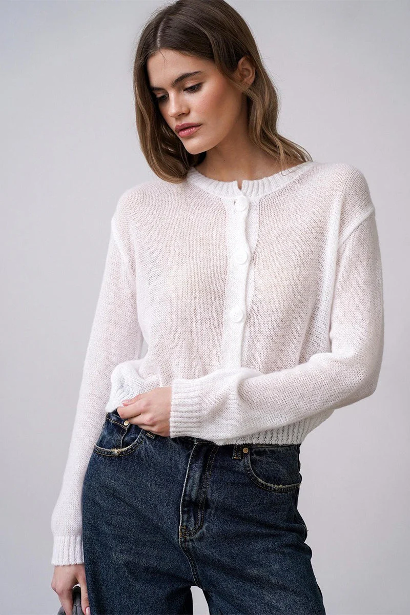 Relaxed Fit Knit Cardigan - Image 3