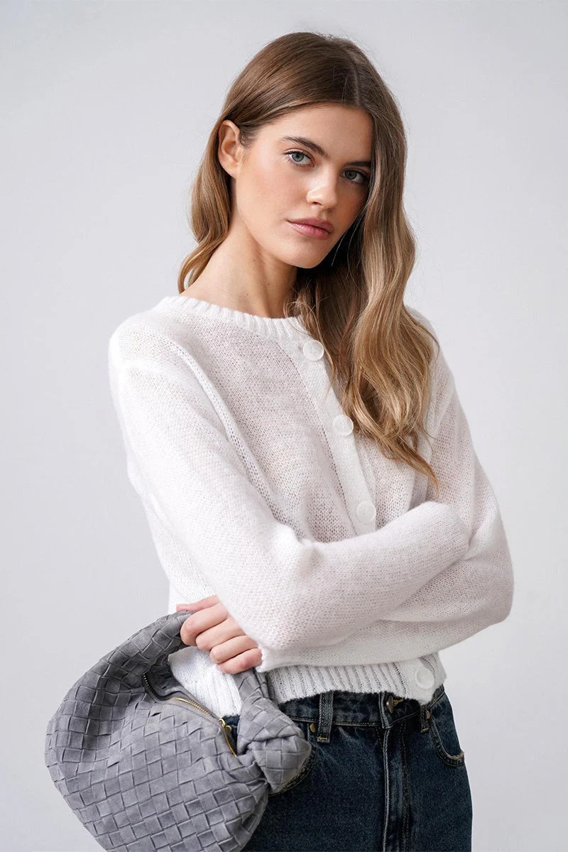 Relaxed Fit Knit Cardigan - Image 4