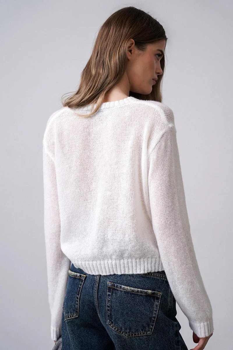 Relaxed Fit Knit Cardigan - Image 5