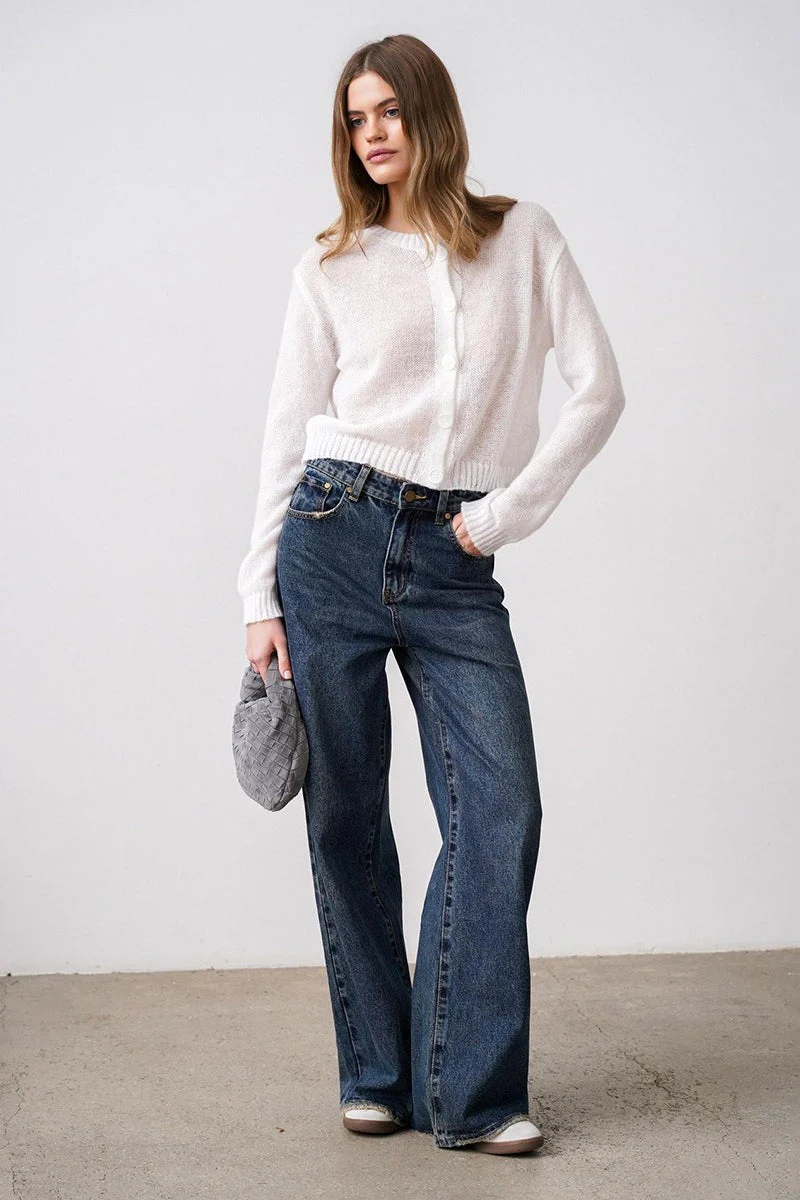 Relaxed Fit Knit Cardigan - Image 6