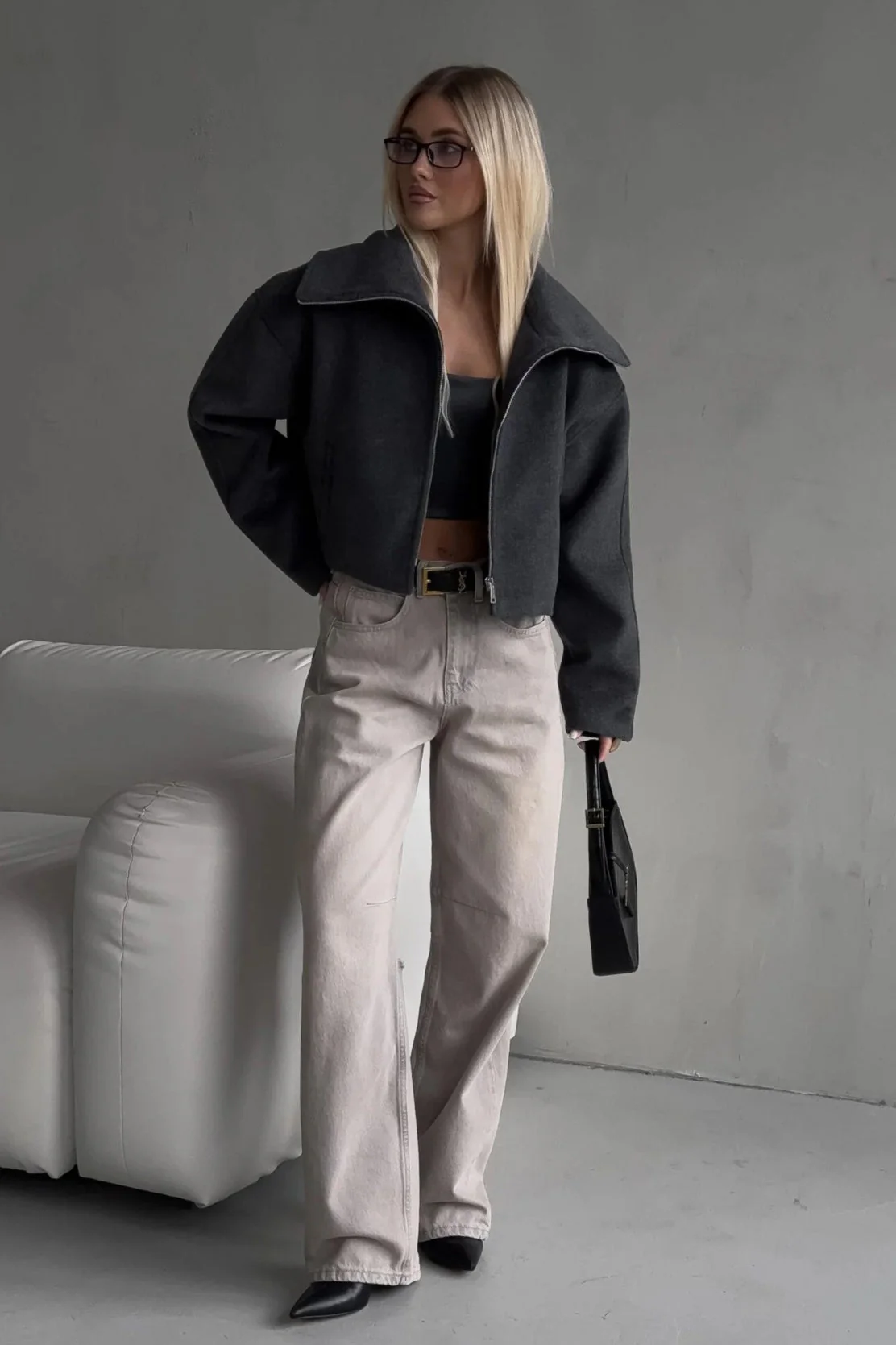 Relaxed Fit Lapel Casual Jacket - Image 12
