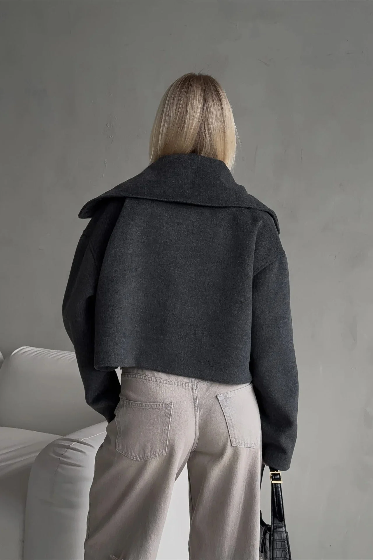 Relaxed Fit Lapel Casual Jacket - Image 13