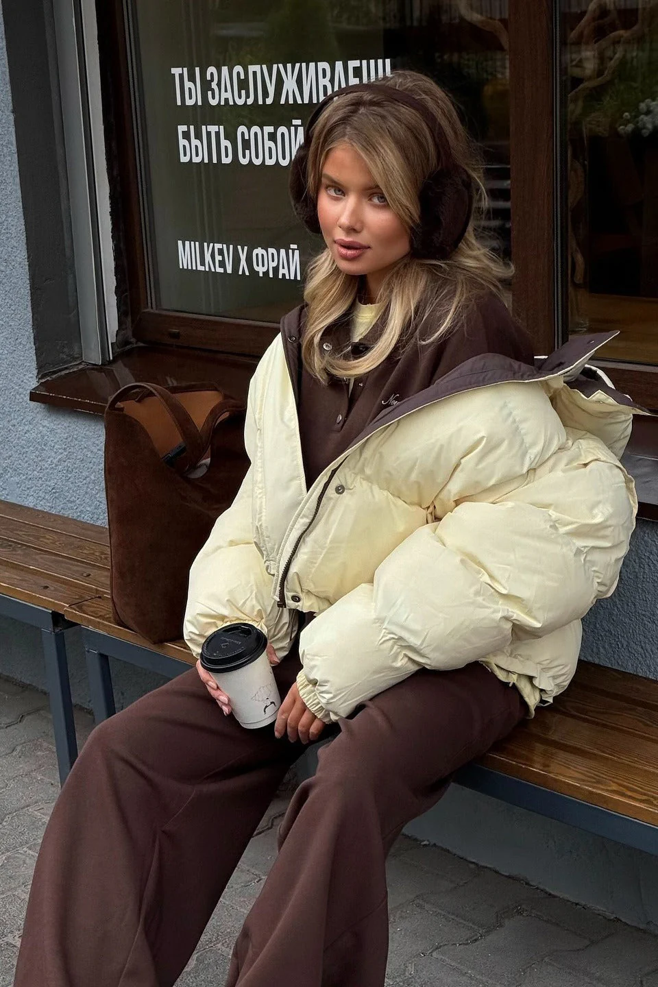 Relaxed Fit Puffy Puffer Jacket - Image 2