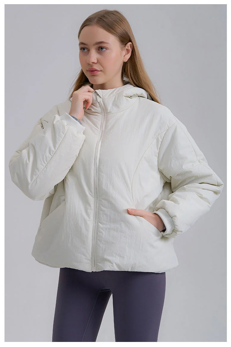 Relaxed Fit Short Puffer Jacket - Image 2