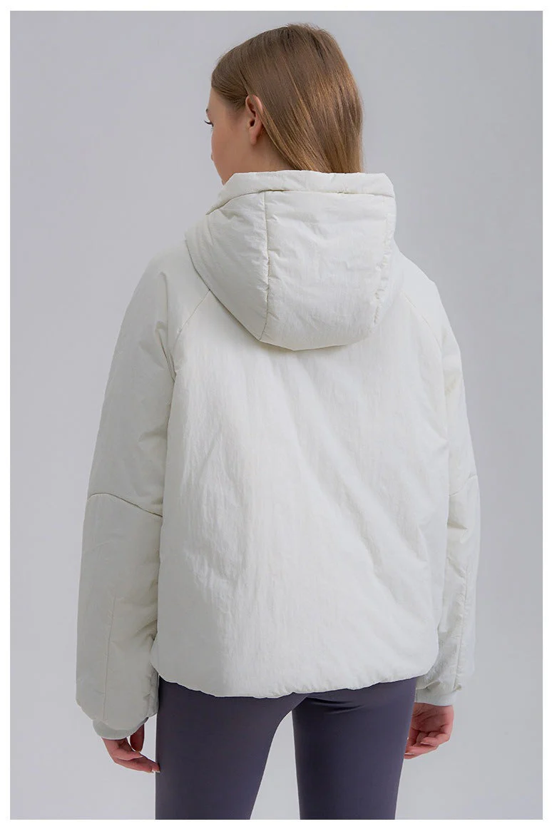 Relaxed Fit Short Puffer Jacket - Image 4