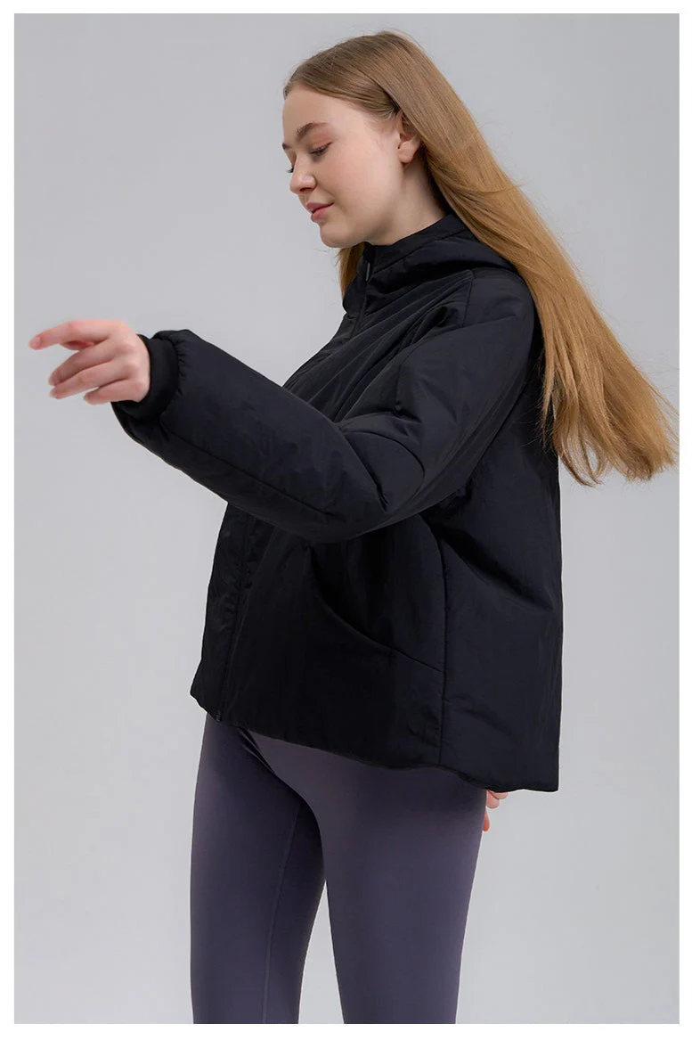 Relaxed Fit Short Puffer Jacket - Image 5