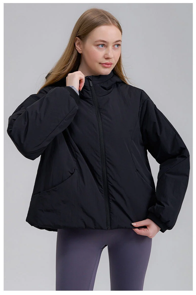 Relaxed Fit Short Puffer Jacket - Image 6