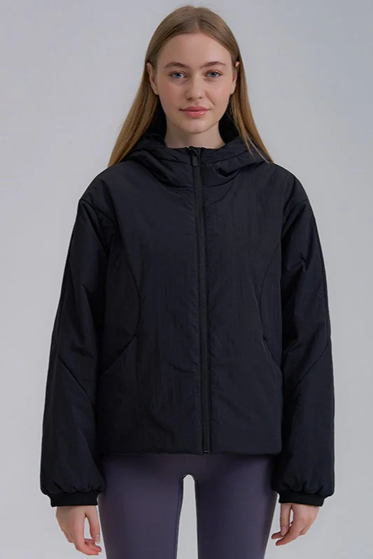 Relaxed Fit Short Puffer Jacket - Image 7