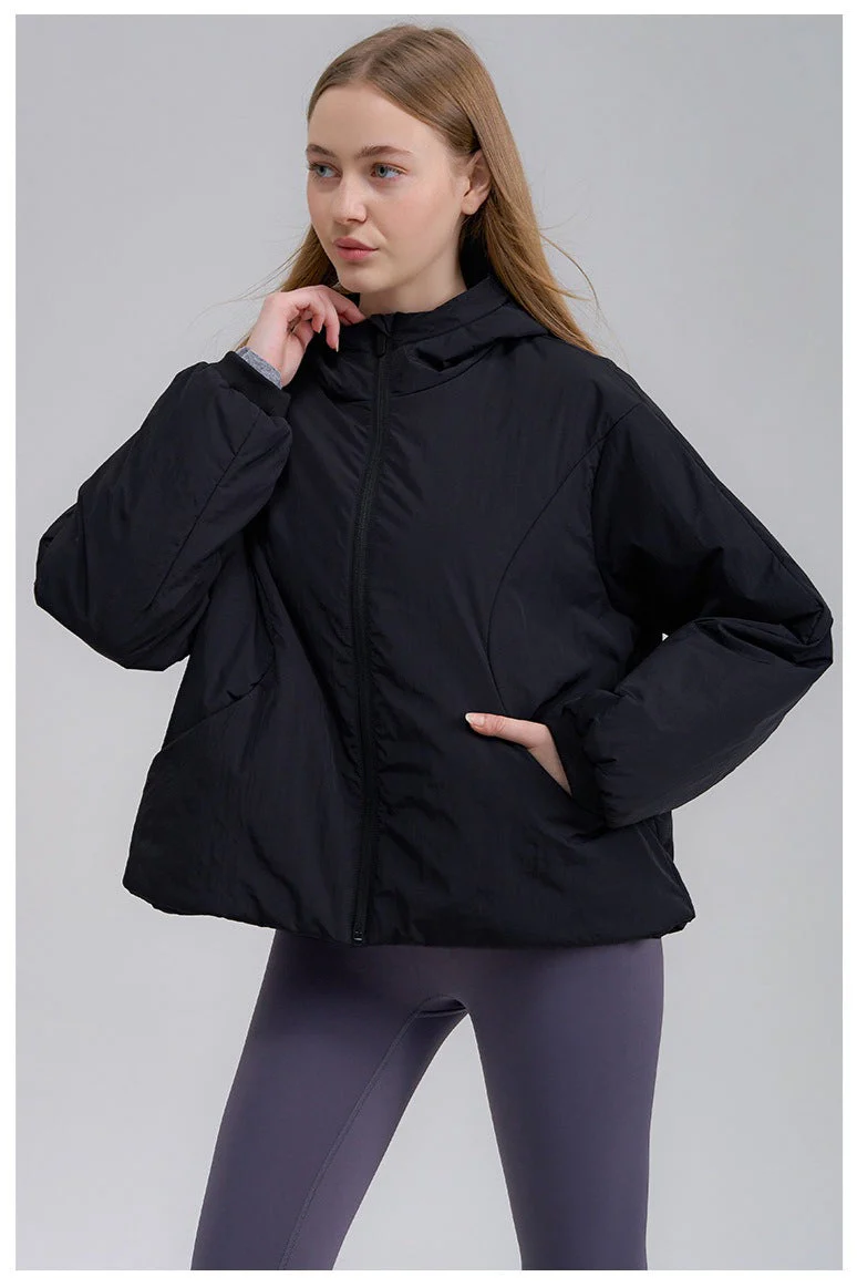 Relaxed Fit Short Puffer Jacket - Image 9