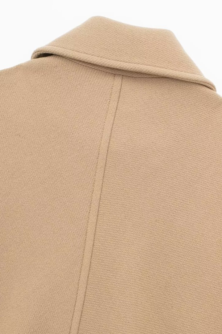 Relaxed Fit Short Wool Blend Jacket - Image 13