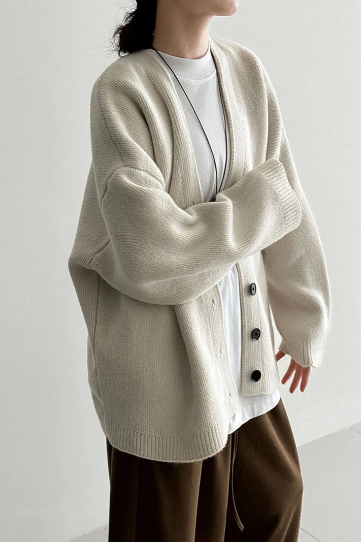 Relaxed Fit Vintage Cardigan - Image 14