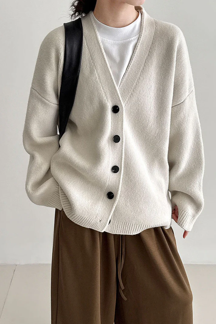 Relaxed Fit Vintage Cardigan - Image 15
