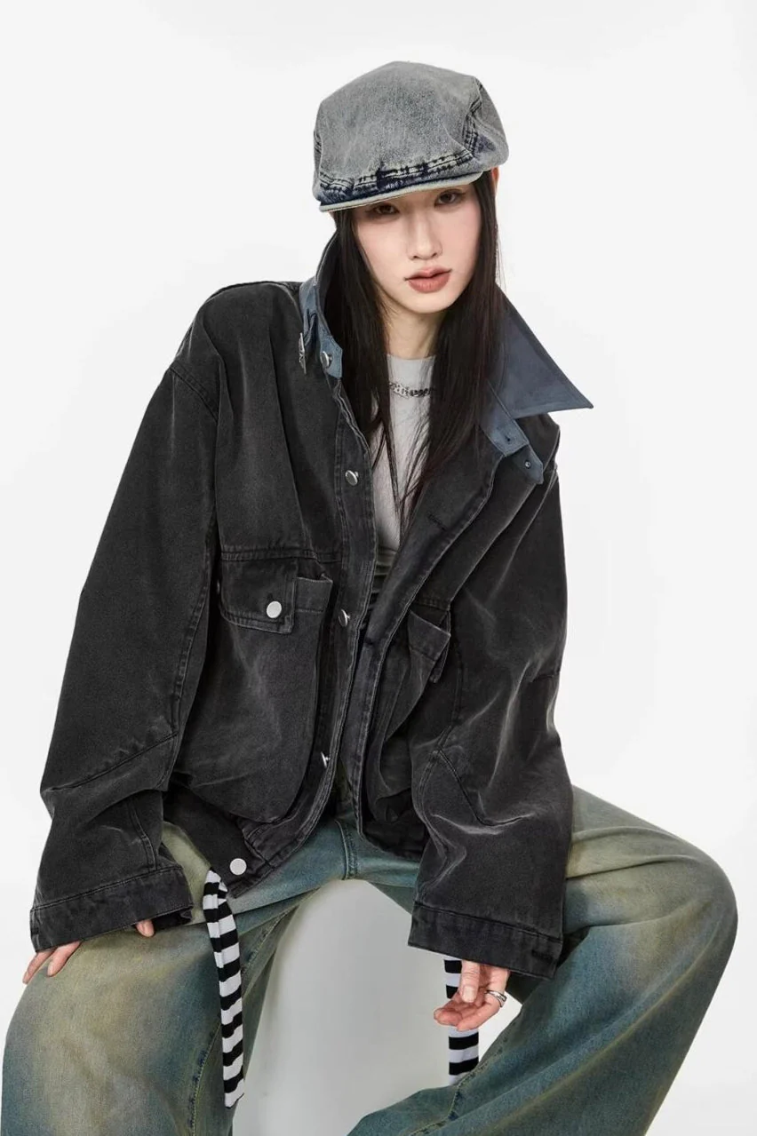 Relaxed Fit Workwear Pocket Jacket - Image 12
