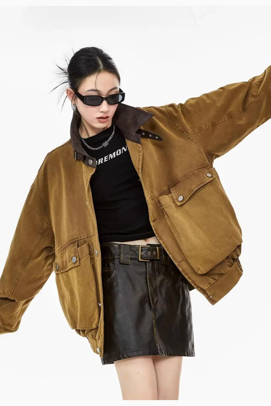Relaxed Fit Workwear Pocket Jacket - Image 3