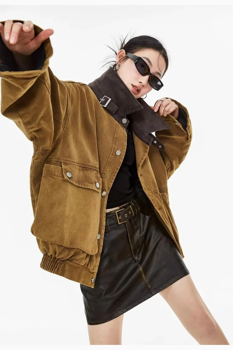 Relaxed Fit Workwear Pocket Jacket - Image 7