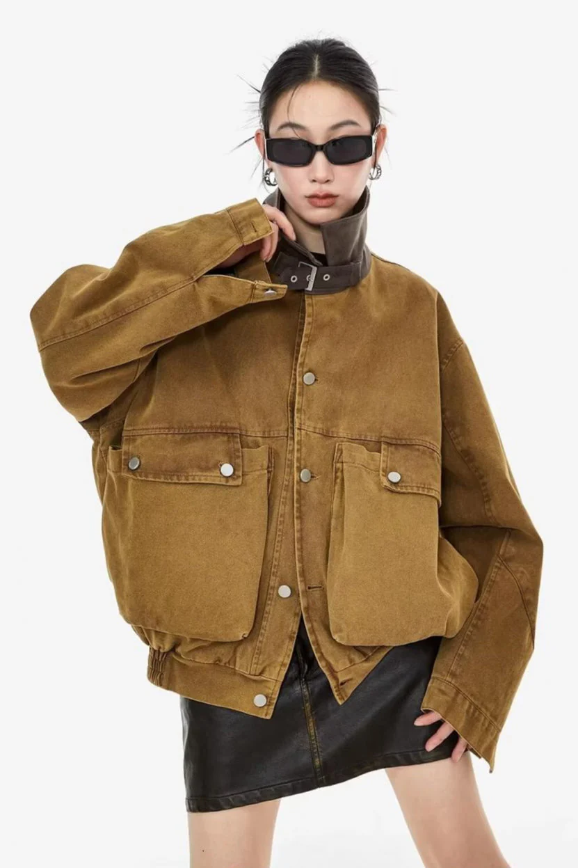 Relaxed Fit Workwear Pocket Jacket - Image 8