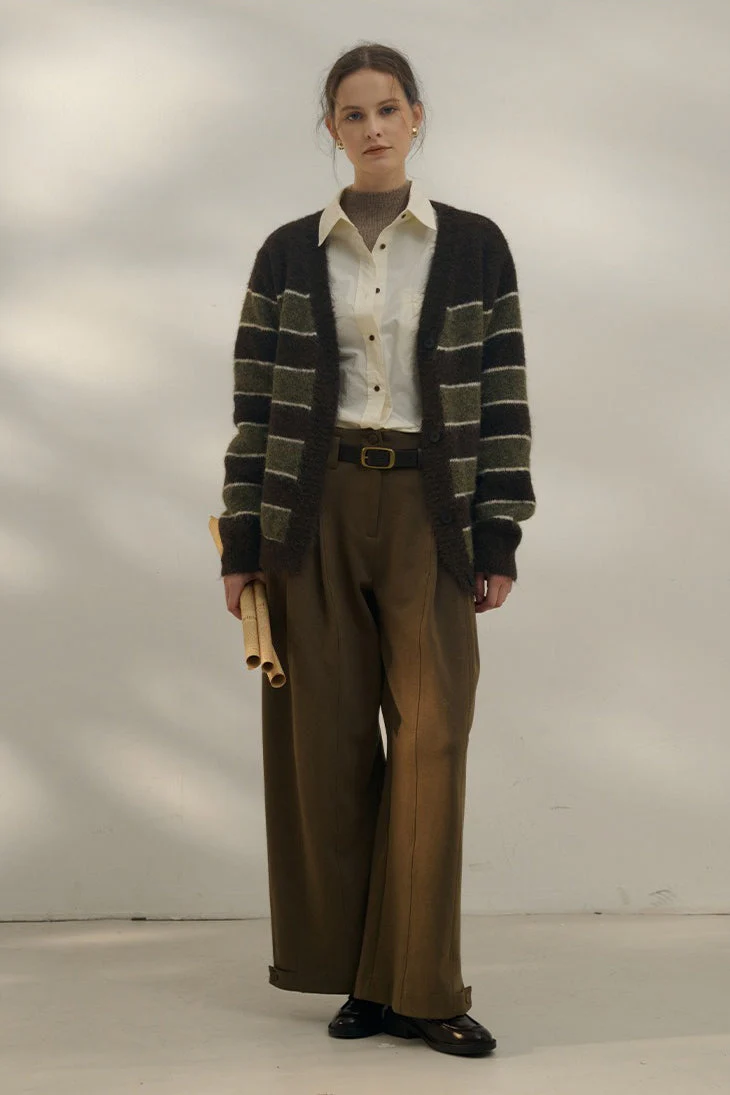 Relaxed Stripe Knit Cardigan - Image 12