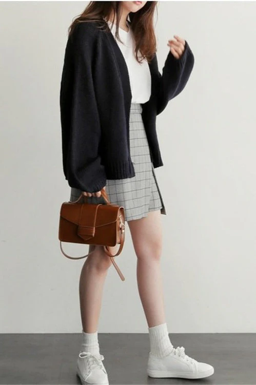 ropped Relaxed Cardigan - Image 7