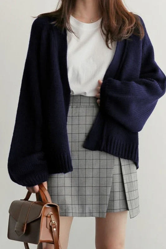 ropped Relaxed Cardigan - Image 8