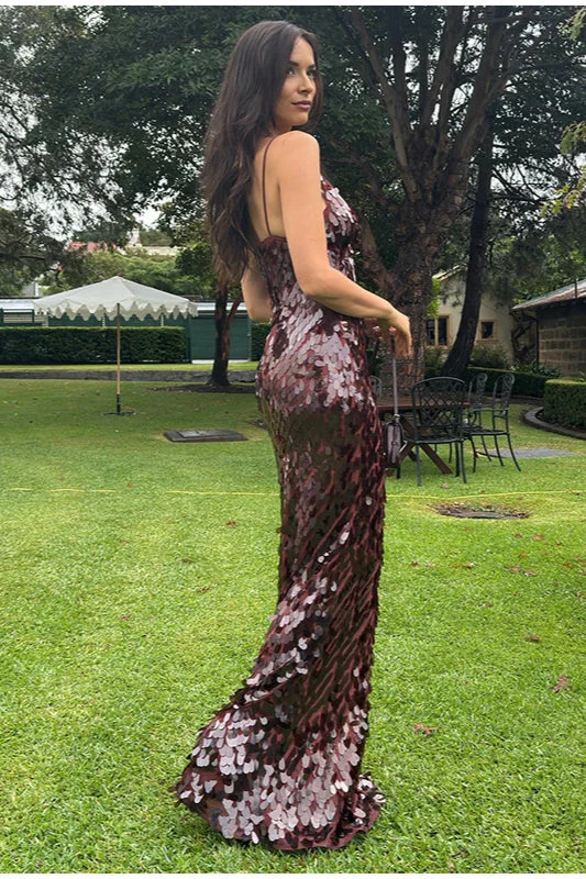 Sequin Hollow Out Boho Dress - Image 4