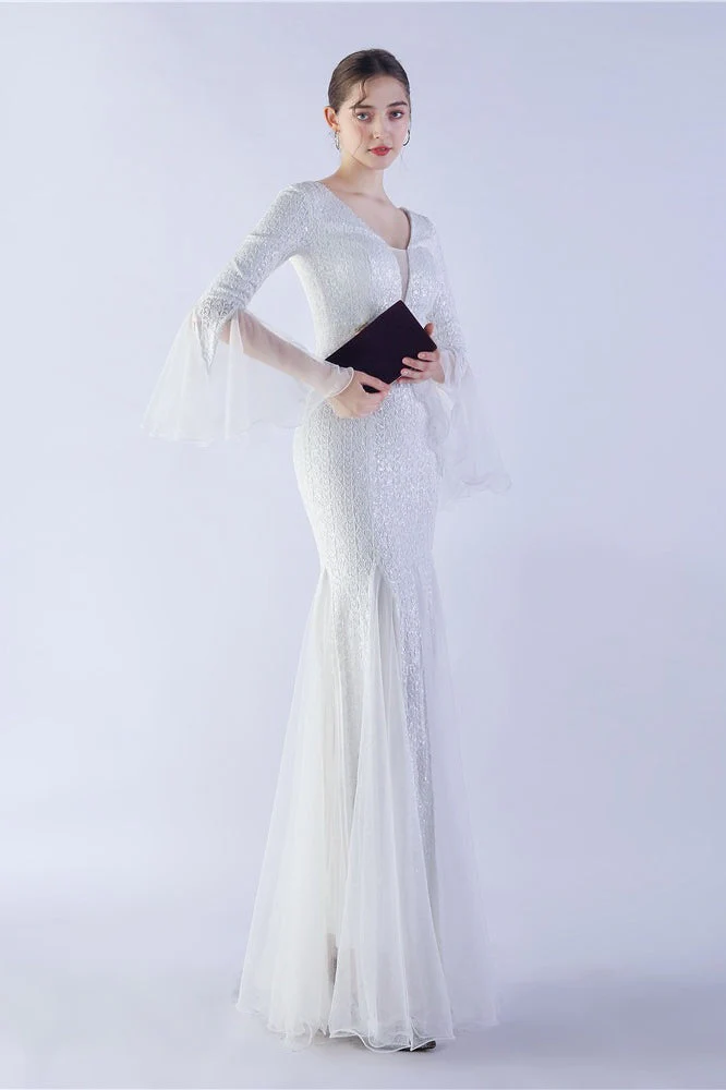 Sequin Ruffled Mesh Party Dress - Image 16