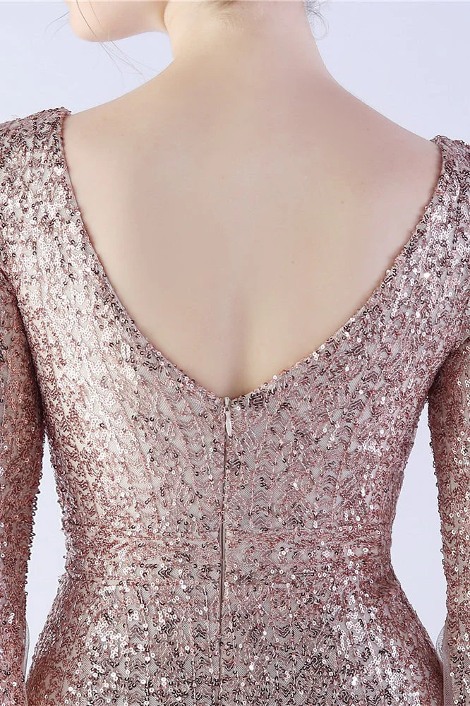 Sequin Ruffled Mesh Party Dress - Image 20