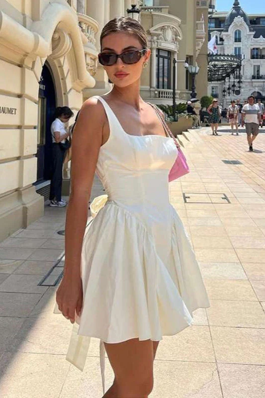 Sexy Backless Bow Tie Party Dress - Image 5