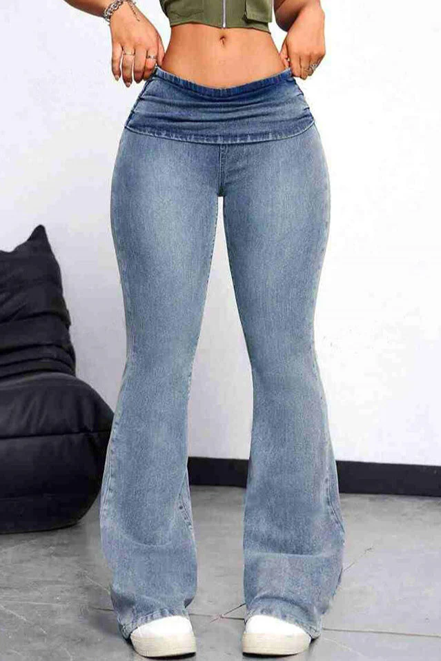 Sexy Body Shaping Flare Jeans - Image 4