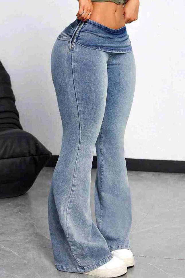 Sexy Body Shaping Flare Jeans - Image 5