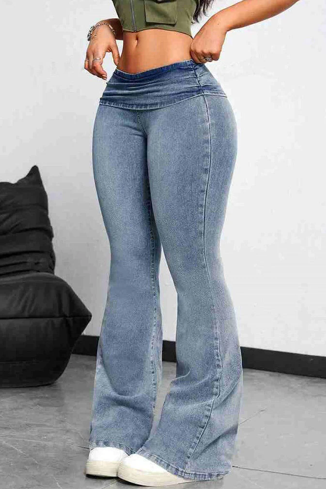 Sexy Body Shaping Flare Jeans - Image 6