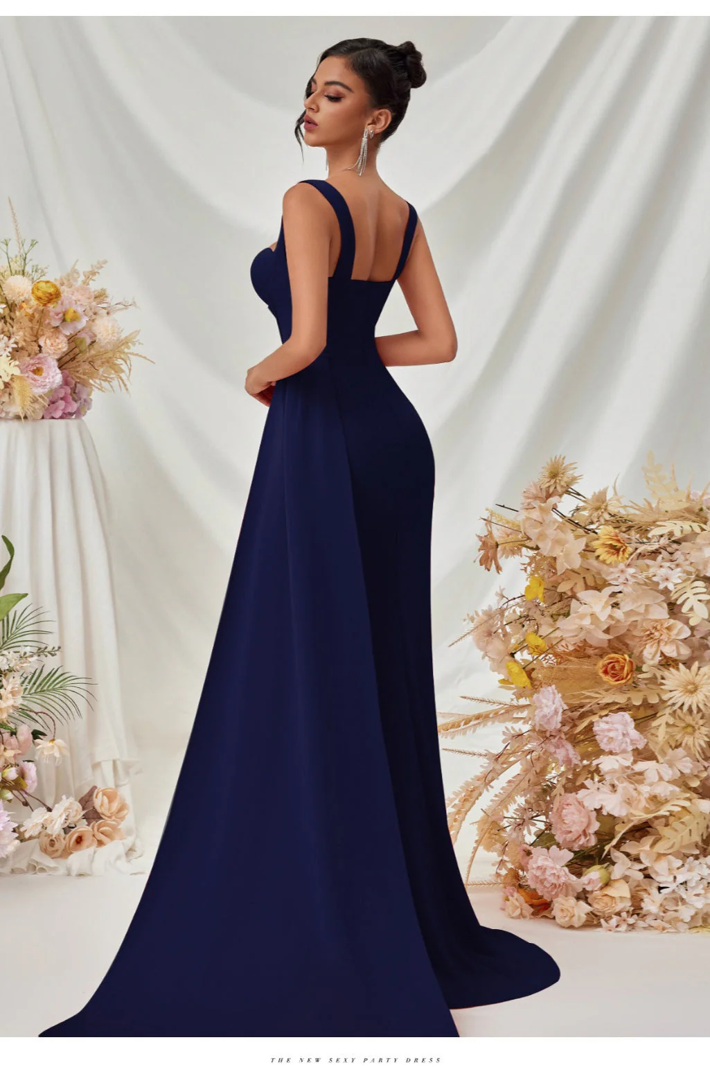 Sexy Bodycon Slit Maxi Party Dress - Image 11
