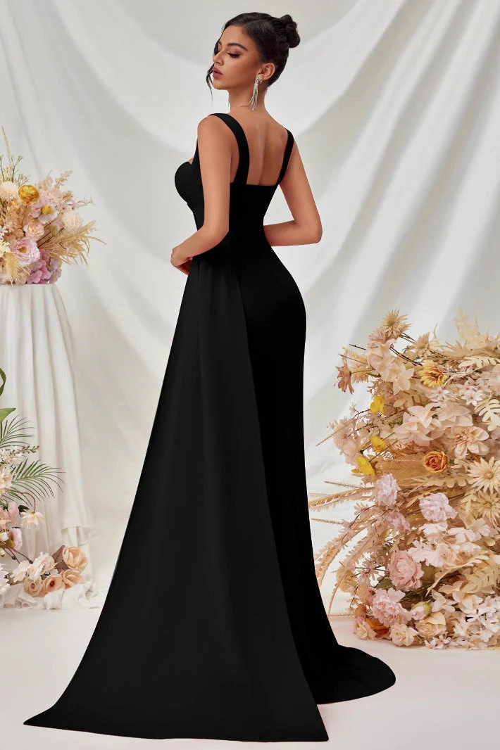 Sexy Bodycon Slit Maxi Party Dress - Image 2