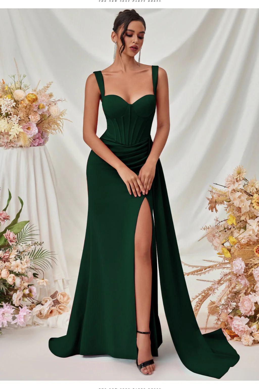Sexy Bodycon Slit Maxi Party Dress - Image 6