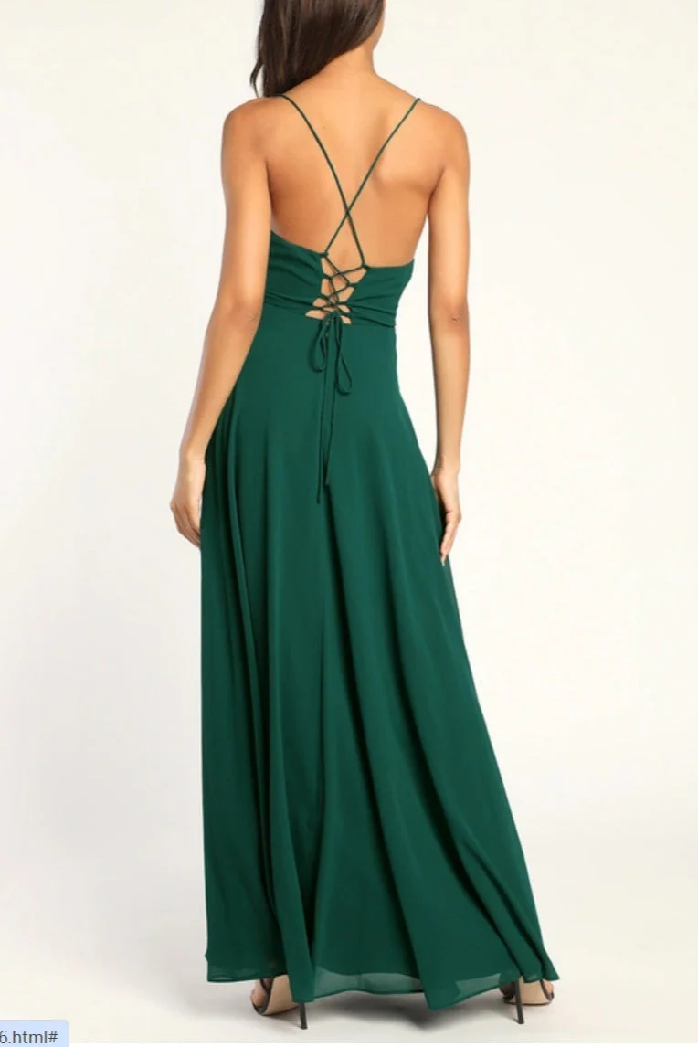 Sexy Halter Backless Maxi Formal Dress - Image 10