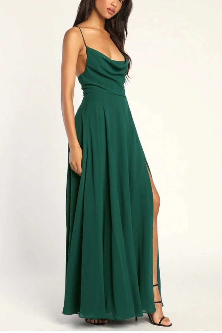 Sexy Halter Backless Maxi Formal Dress - Image 11