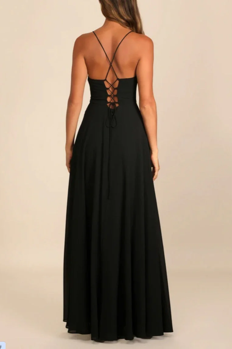 Sexy Halter Backless Maxi Formal Dress - Image 12