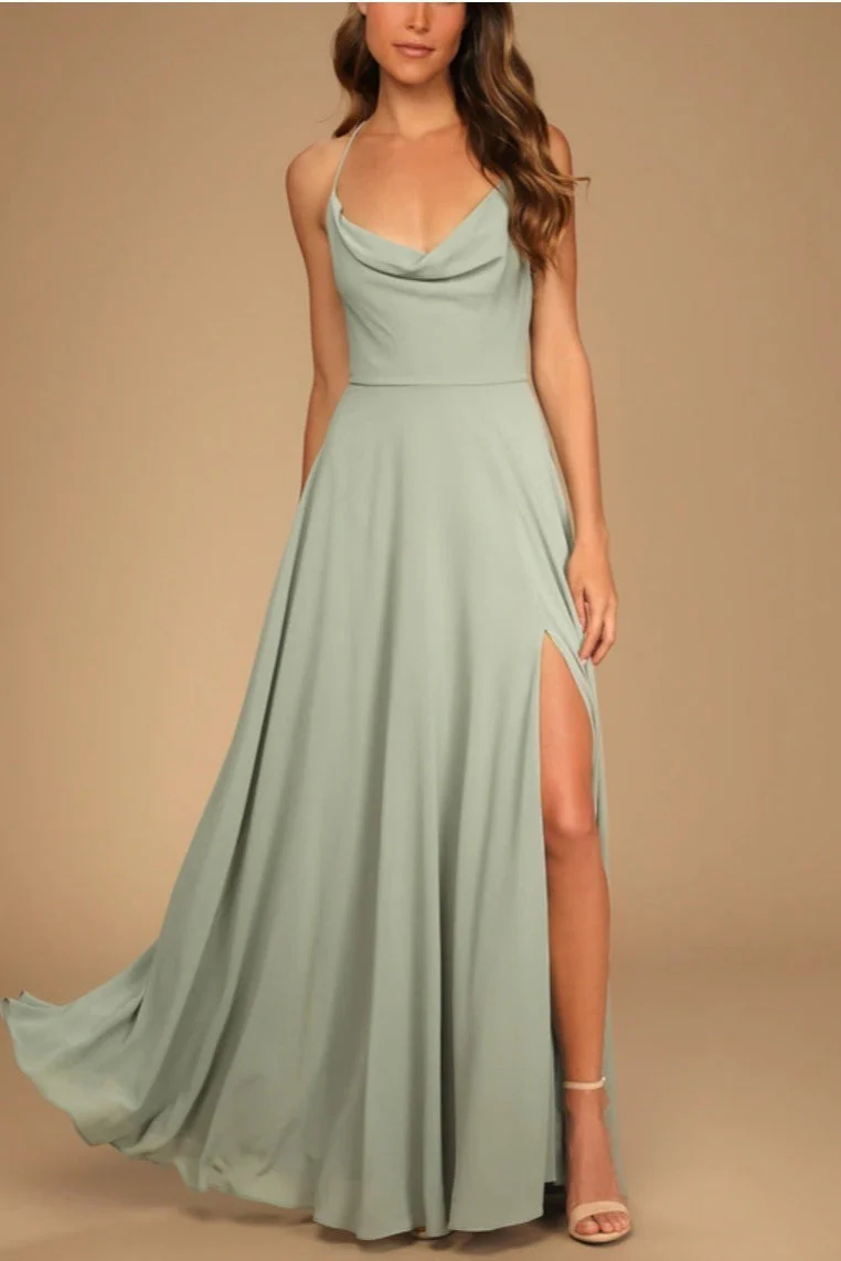 Sexy Halter Backless Maxi Formal Dress - Image 6