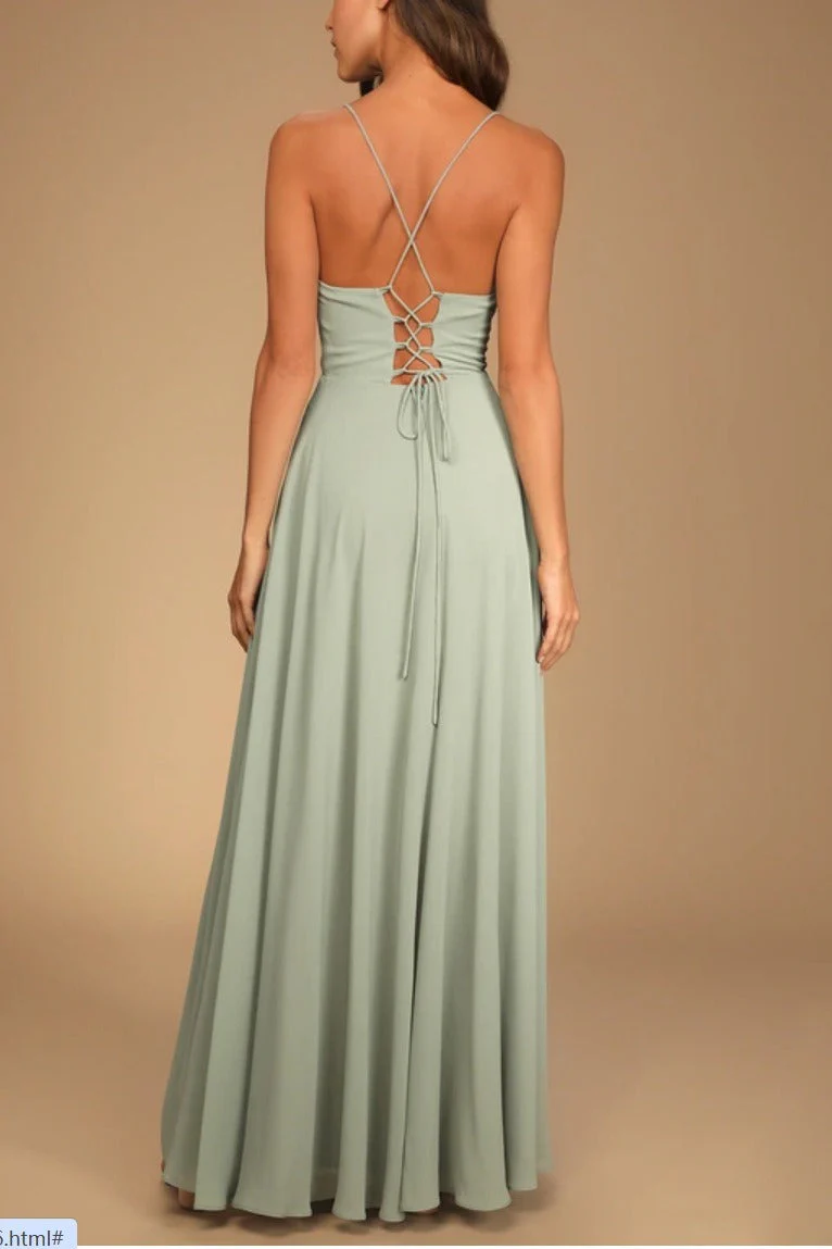 Sexy Halter Backless Maxi Formal Dress - Image 7