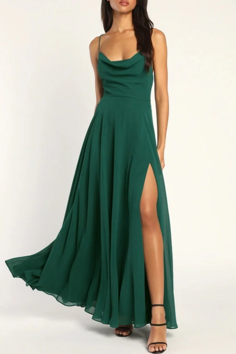 Sexy Halter Backless Maxi Formal Dress - Image 9