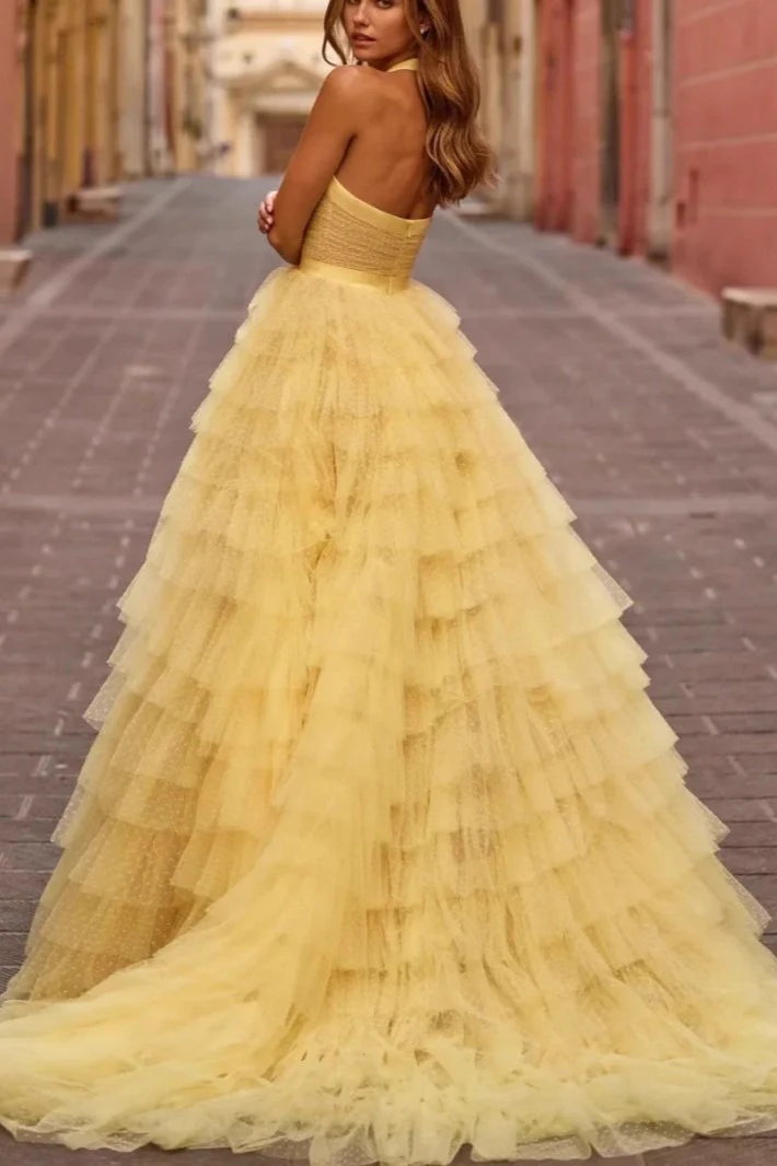 Sexy Layered Tulle Formal Dress - Image 3