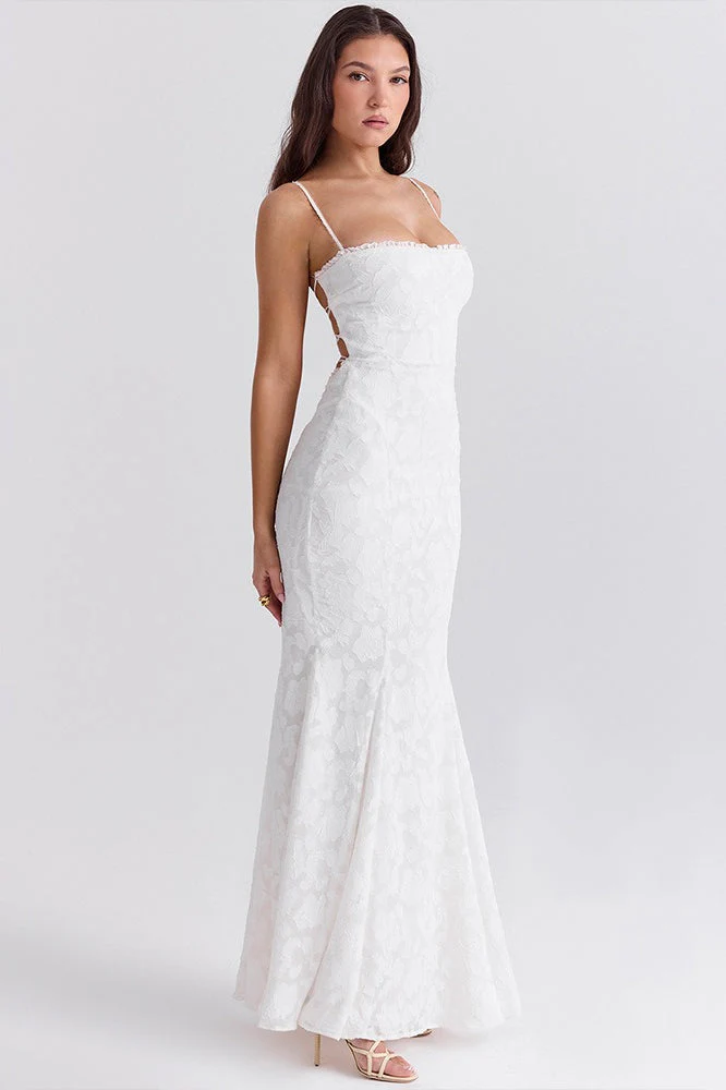 Sexy Spaghetti Strap Back Lace Up Formal Dress - Image 10